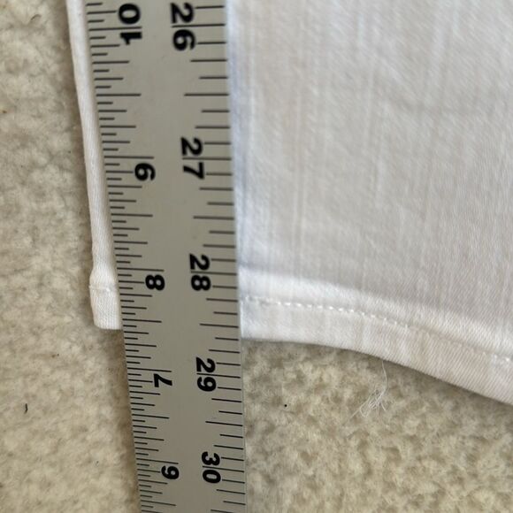 J Crew 9 Inch Toothpick Jeans Womens Size 31‎ White - Picture 10 of 12
